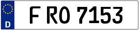 Truck License Plate